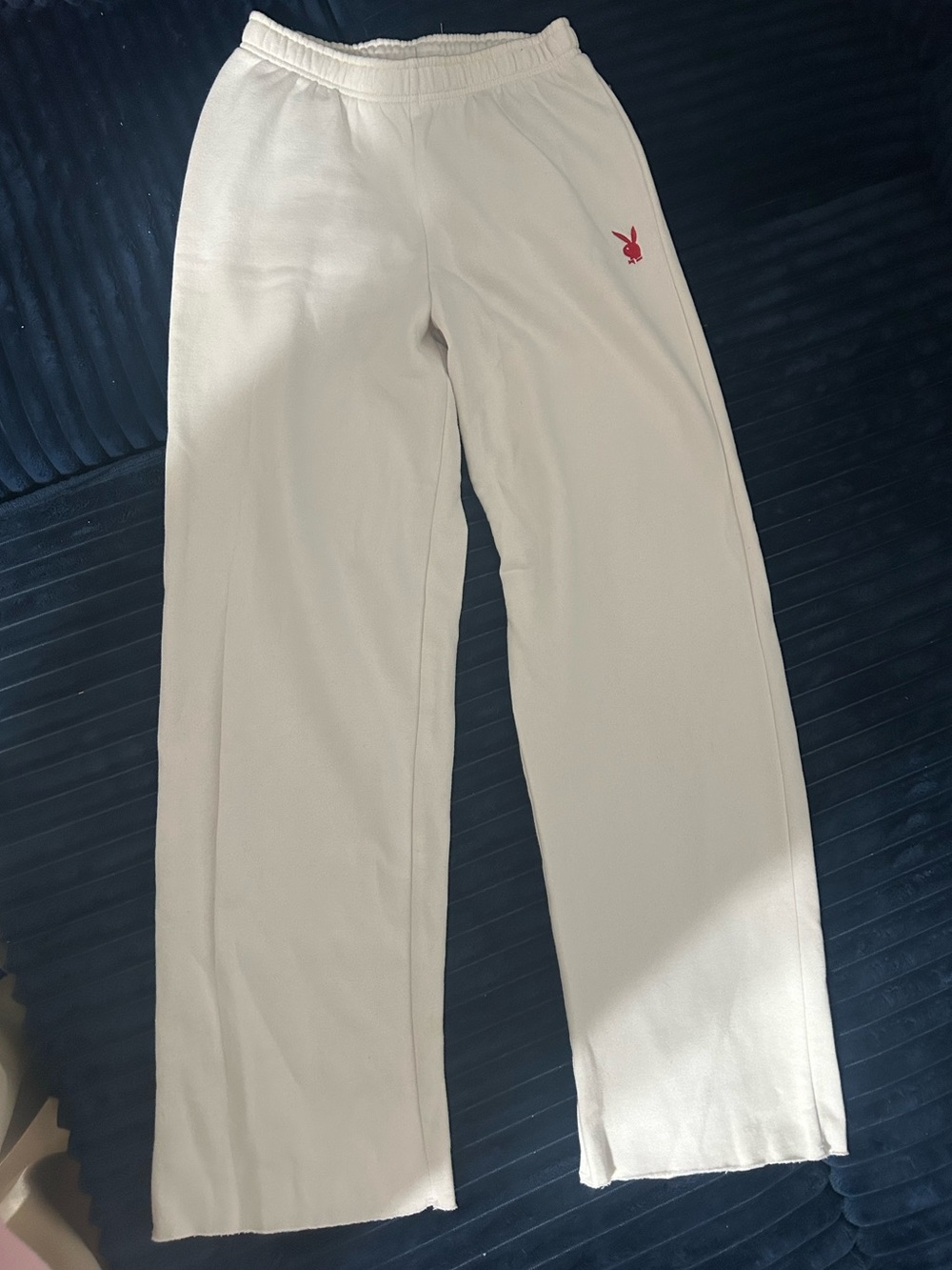 PacSun Playboy White Sweatpants